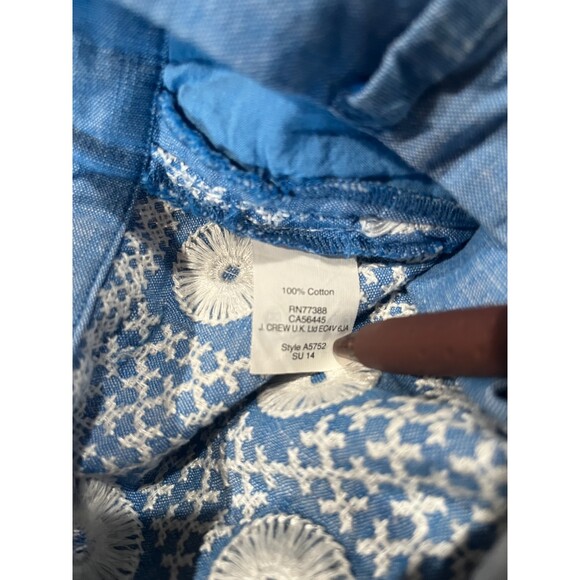 MADEWELL EMBROIDERED SHORTS, SIZE 2 - Picture 6 of 7